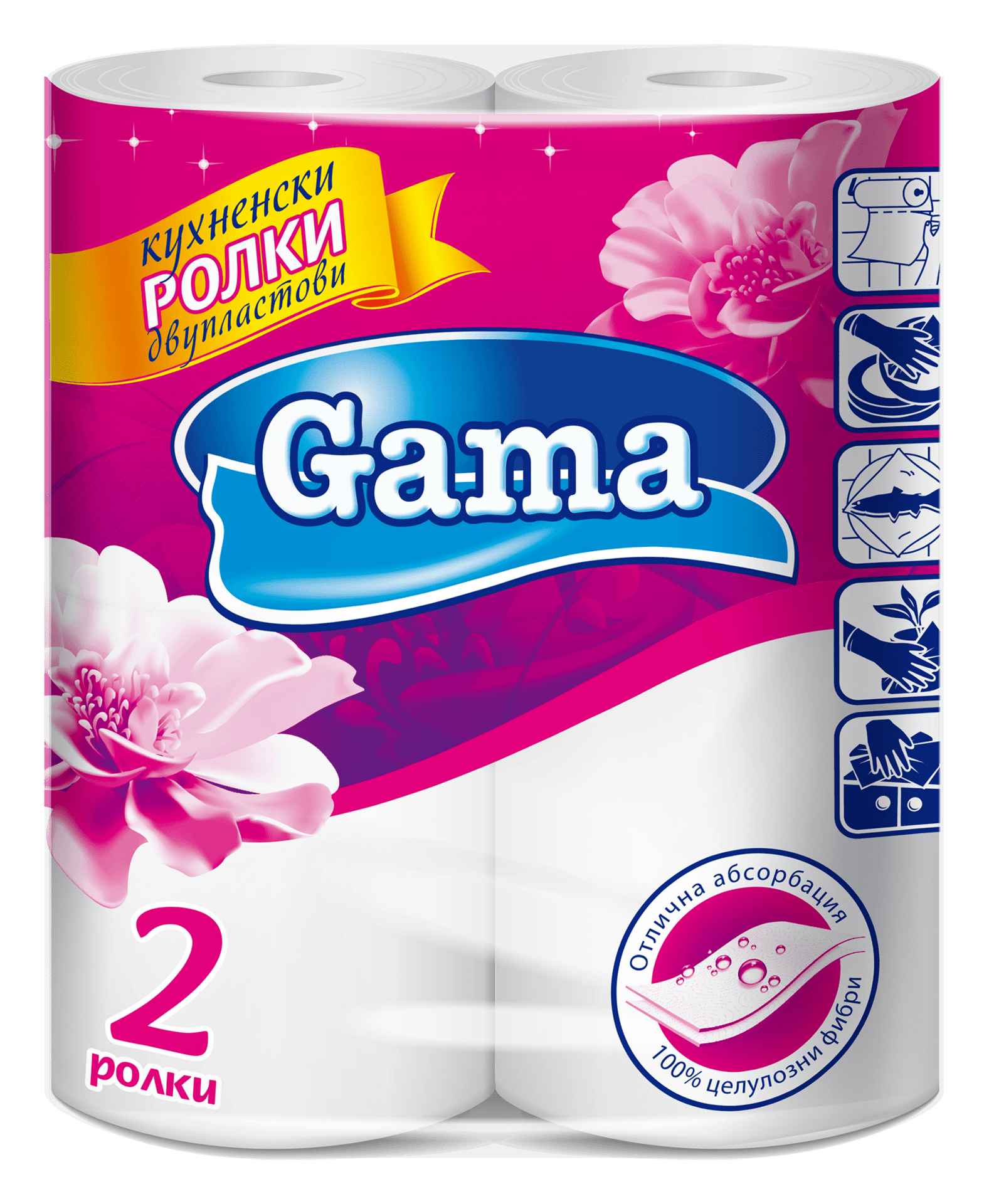 Кухненска ролка GAMA 2 пл. 2 бр