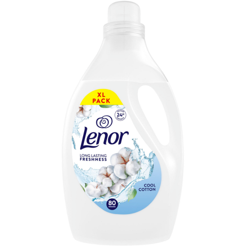 Омекотител Lenor Cool Cotton, 2,64 л, 80 пранета