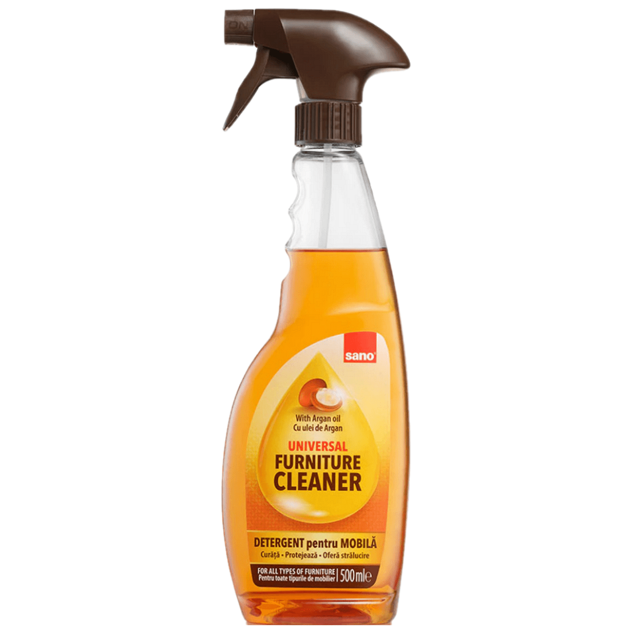 Почистващ препарат Sano Furniture за мебели, 500 мл